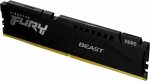 Memória DDR5 Kingston FURY Beast, 16GB, 6000MHz, Black